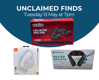 Unclaimed Finds 13th May No.2684